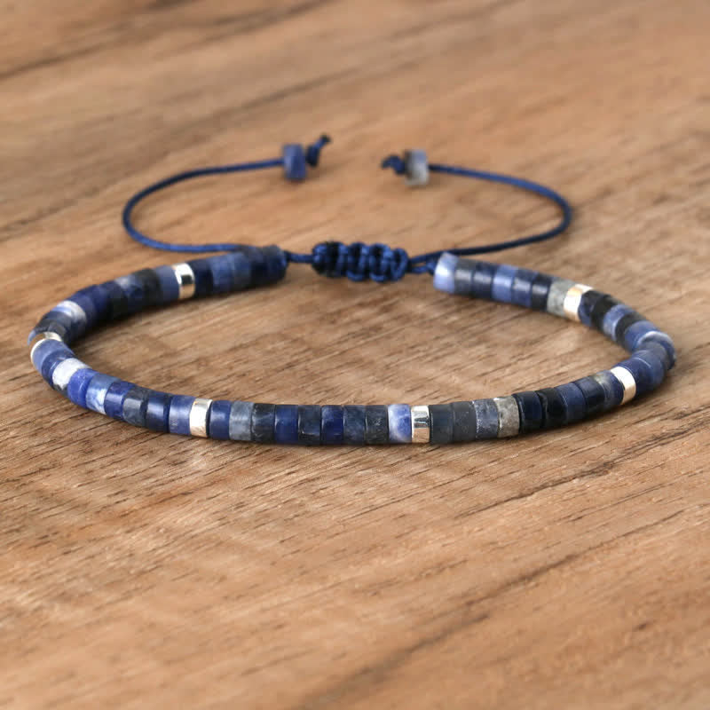 Seraphina - Braided Natural Stone Bead Bracelet for Women