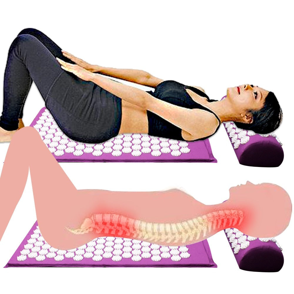 RelaxPress Acupressure Mat and Pillow Set