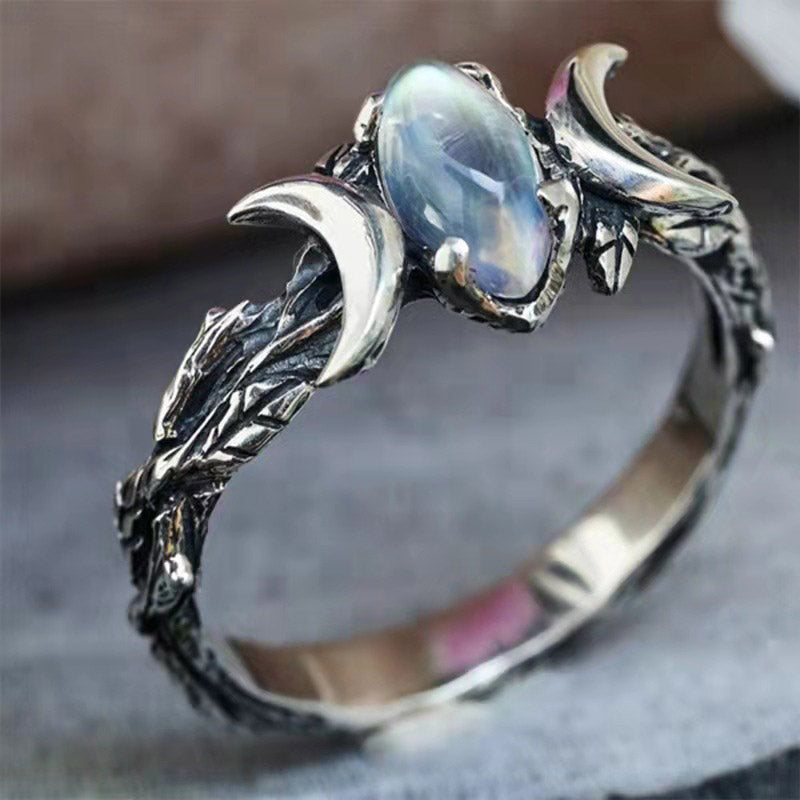 Iris Moonstone Statement Ring - A Bold Everyday Statement Piece