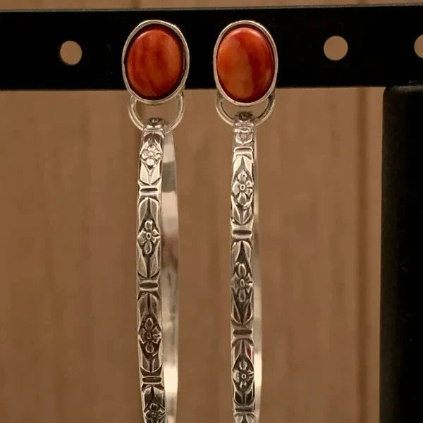 Nalani - Vintage Boho Onyx Earrings for Women