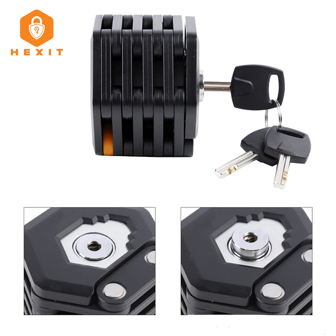 HEXIT FoldLock - Compact Lightweight Folding Bike Lock