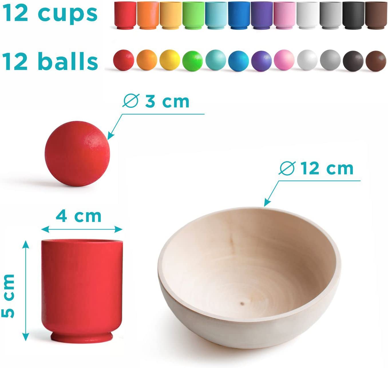 ColorPlay Sorting Game - Colours, Shapes & Numbers