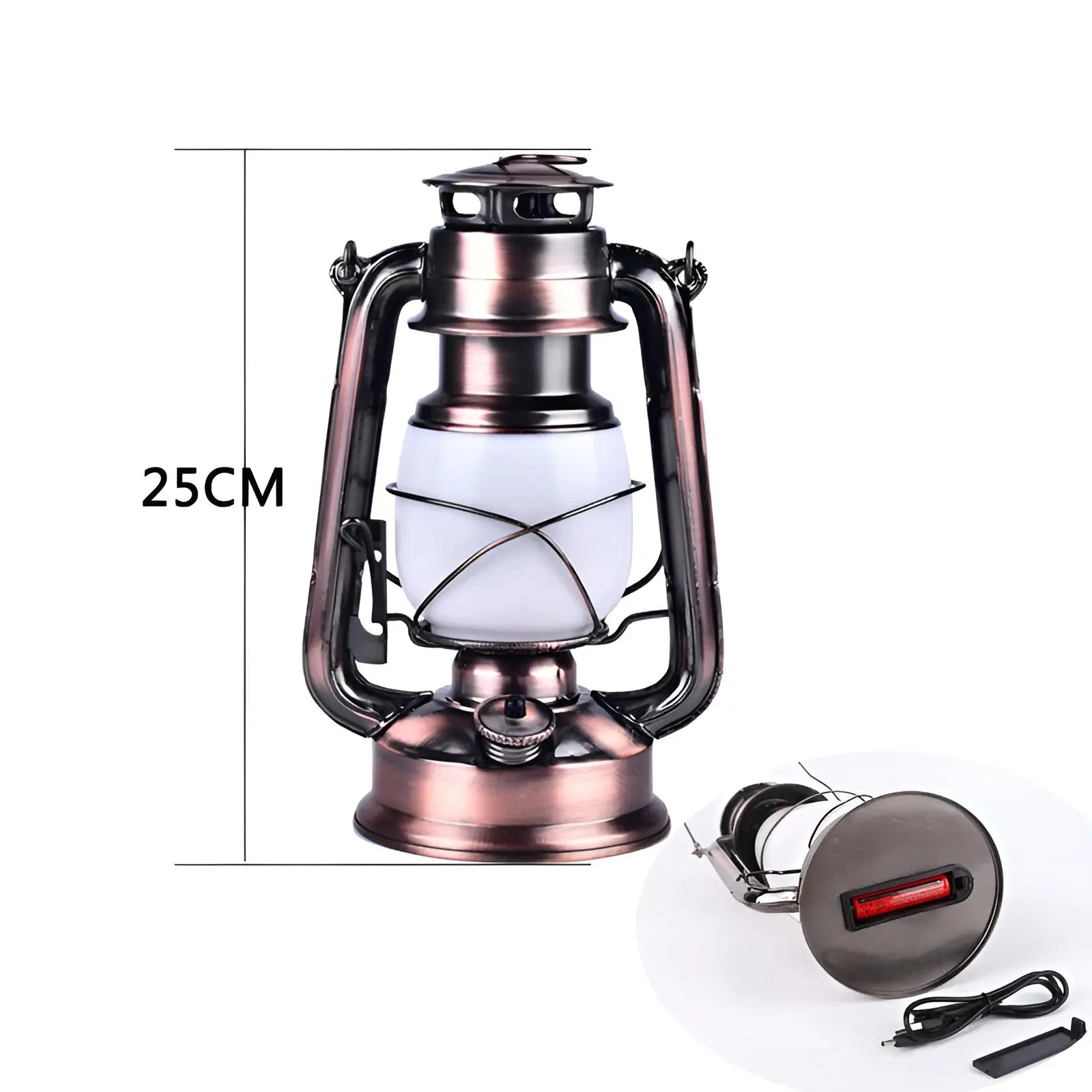 Industrial LED Hanging Lamp - Portable USB Light