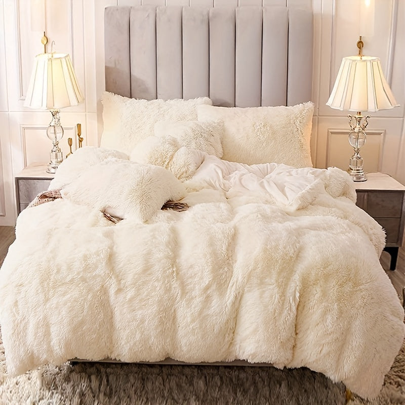 Ultra-Soft Plush Duvet Cover Set - Zipped