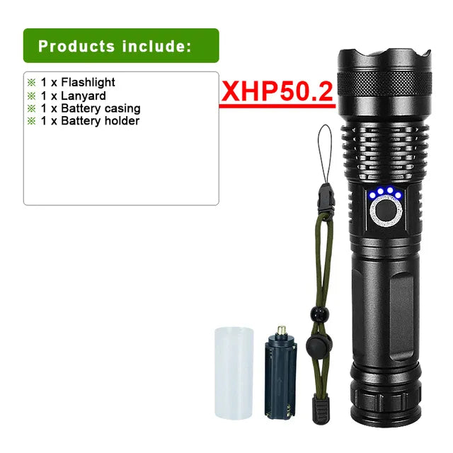 LumiBeam - Powerful Rechargeable LED Flashlight
