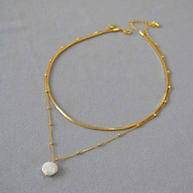 Isaline - Baroque Pearl Necklace