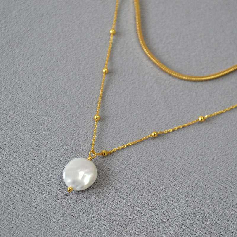 Isaline - Baroque Pearl Necklace