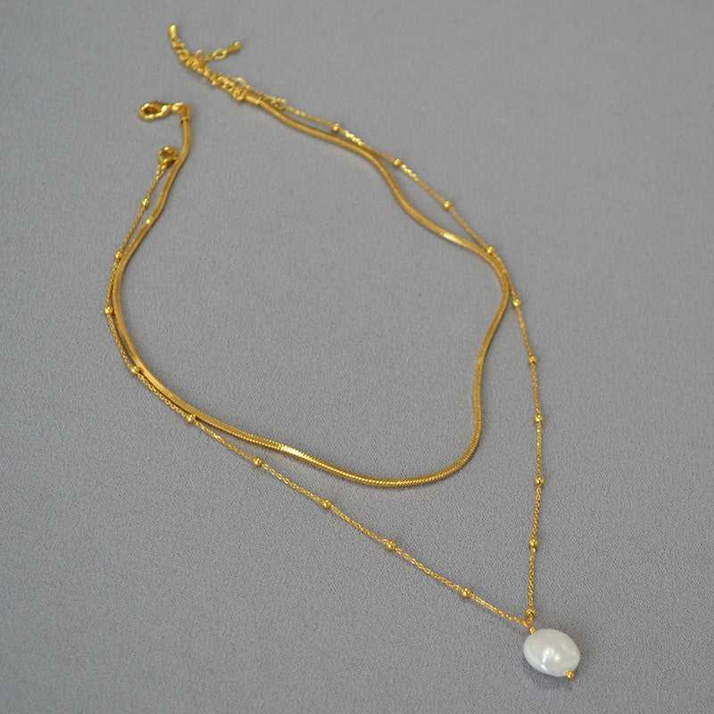 Isaline - Baroque Pearl Necklace