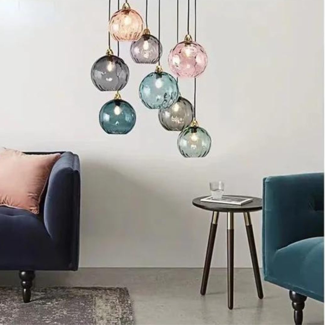 Glass Globe Pendant Lamp - Luxe Ceiling Light