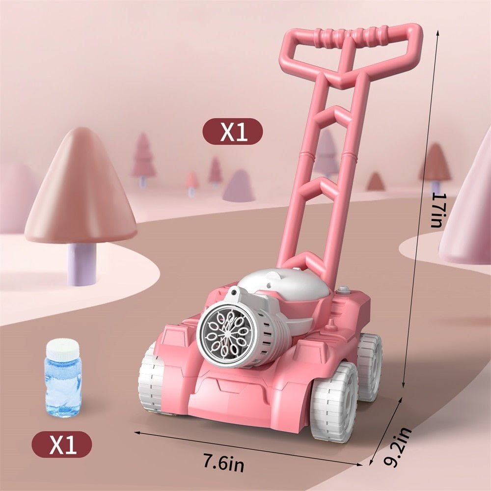 BubbleMaai Toy – Magic Bubble Lawn Mower