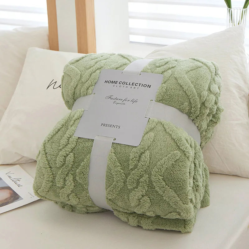 CozyLuxe - Luxe Lambswool Blanket for the Bedroom