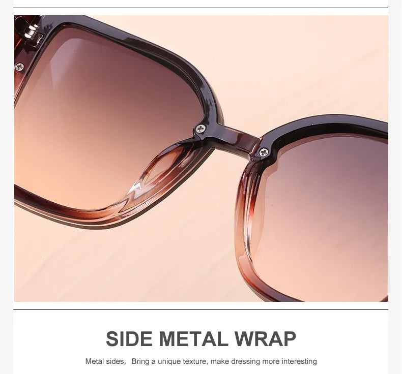 BillieShade - Square Retro Cat-Eye Sunglasses with UV Protection