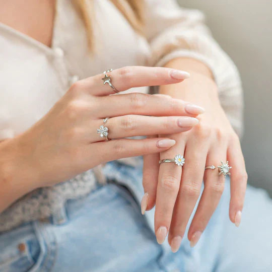 CalmRing Nua - Sterling Silver Anti-Anxiety Fidget Ring