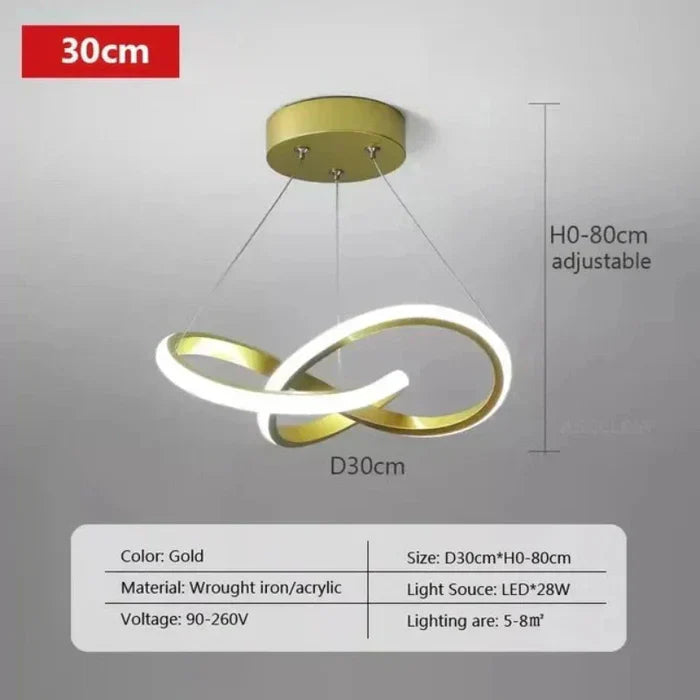 WaveGlow LED Ceiling Light – Stylish Modern Lamp