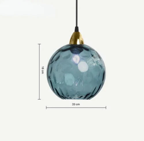 LumiSphere Glass Globe Pendant Light – Elegant