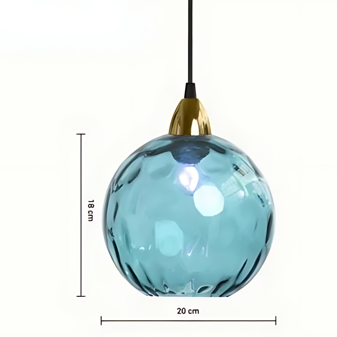 Glass Globe Pendant Lamp - Luxe Ceiling Light