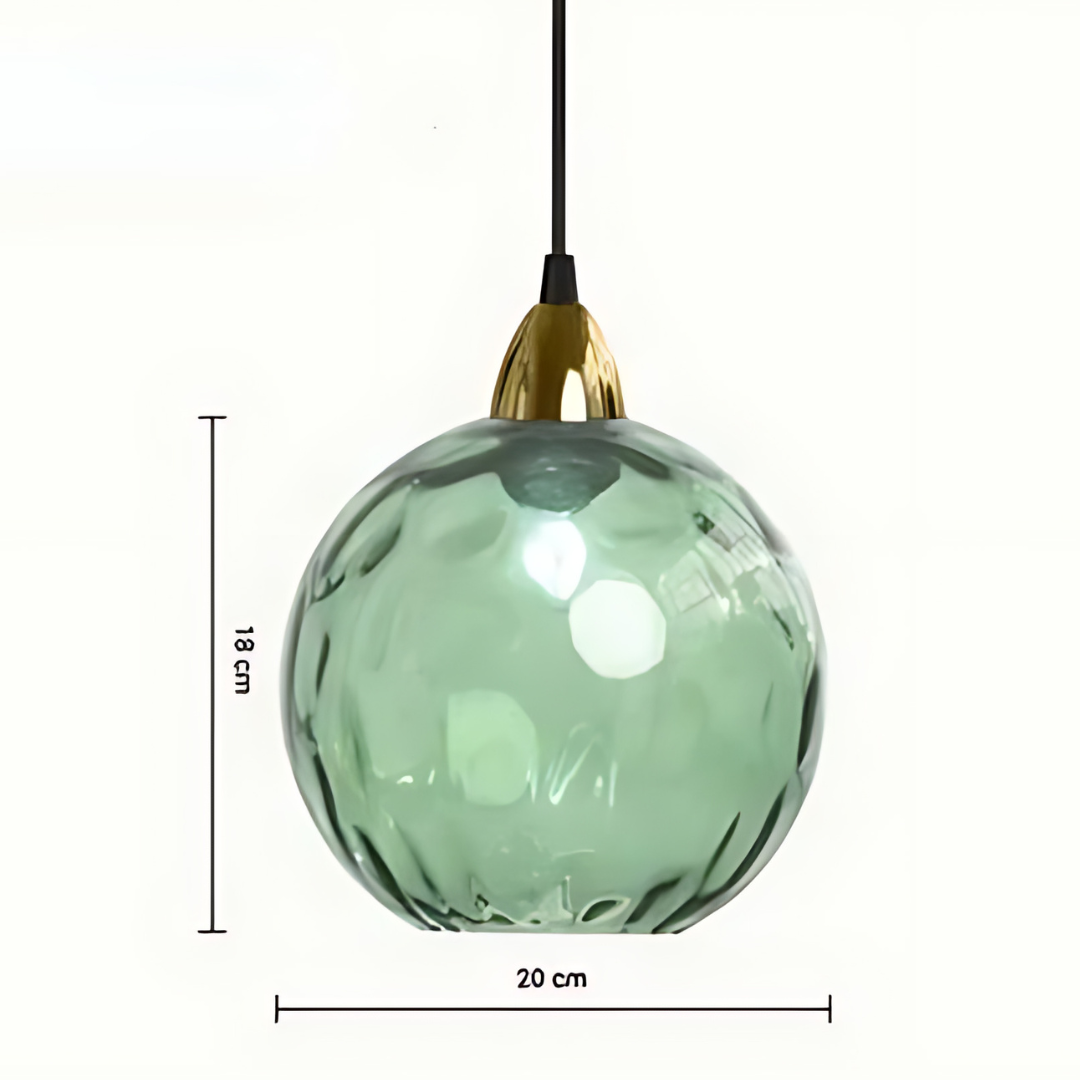 Glass Globe Pendant Lamp - Luxe Ceiling Light