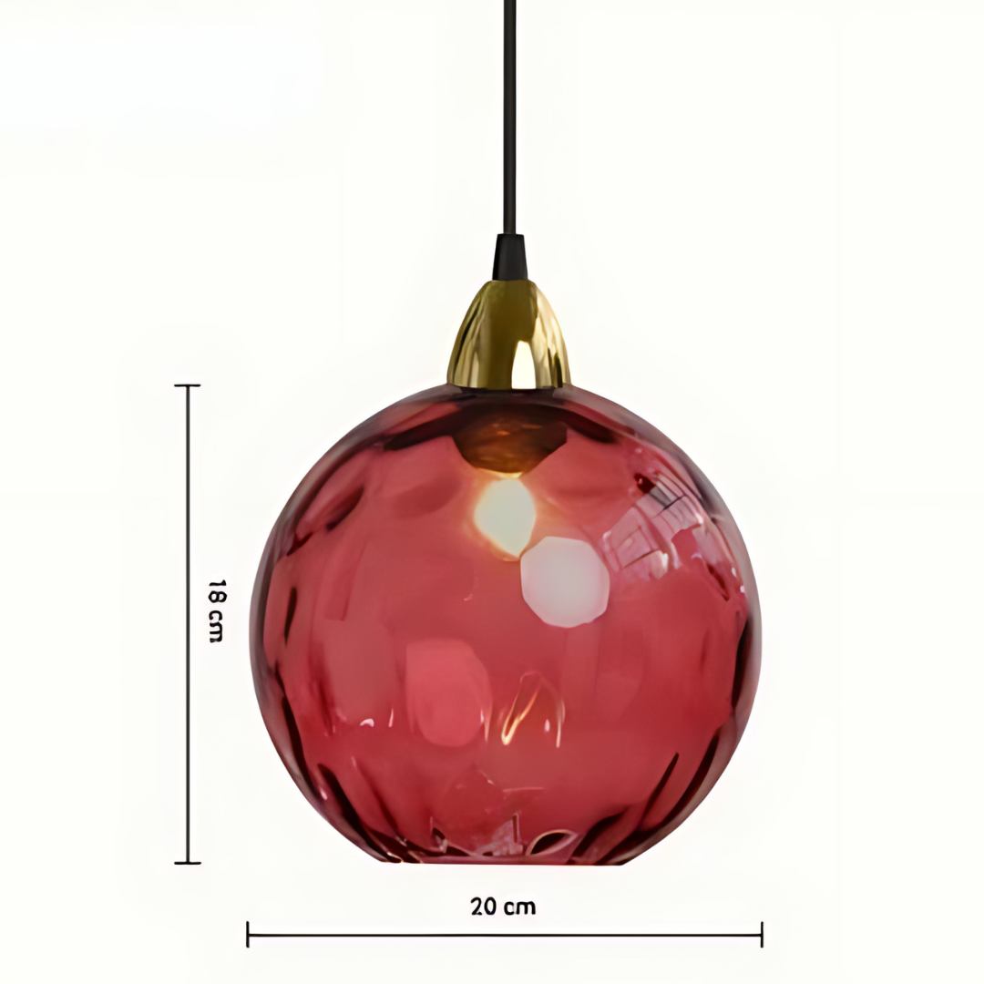 Glass Globe Pendant Lamp - Luxe Ceiling Light