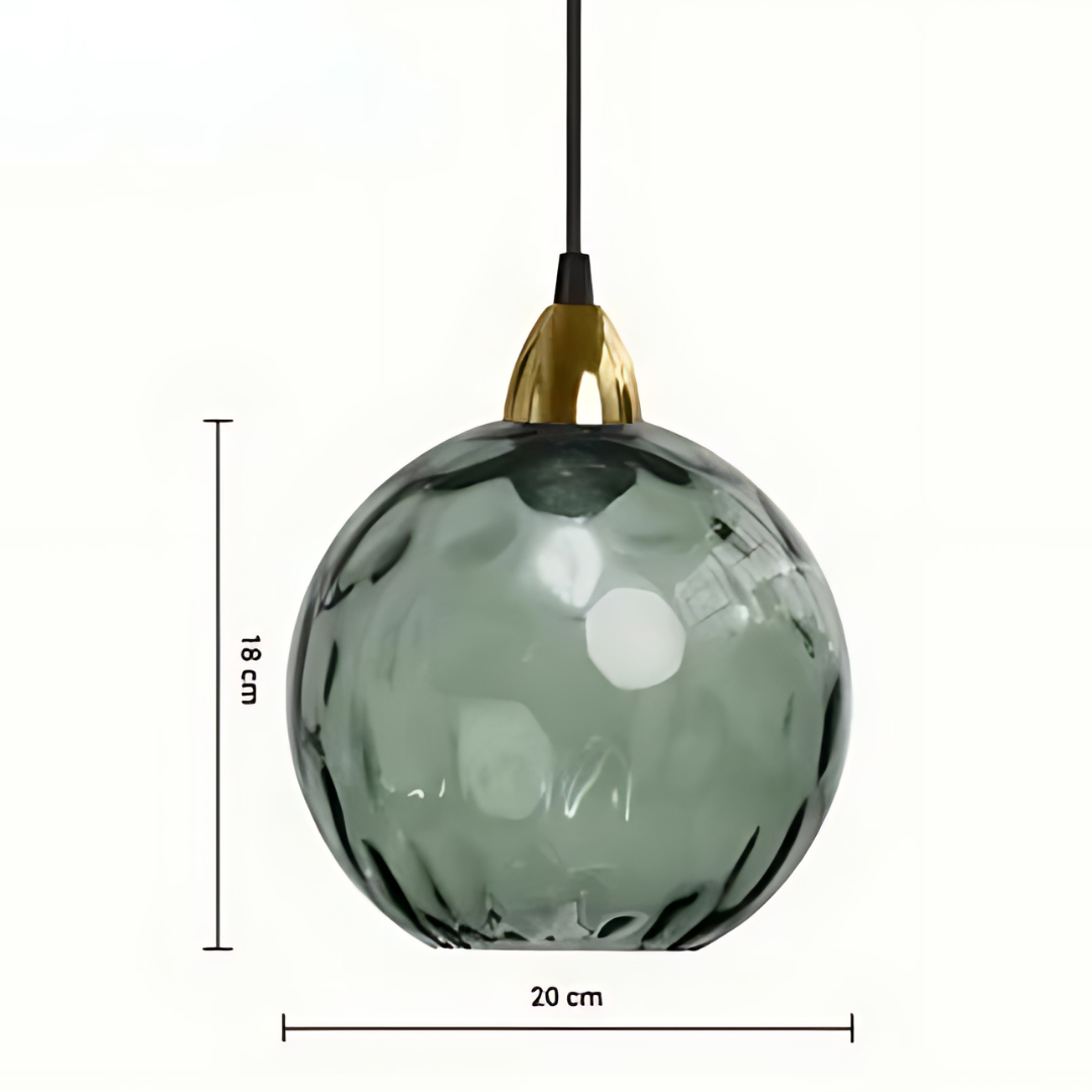 Glass Globe Pendant Lamp - Luxe Ceiling Light