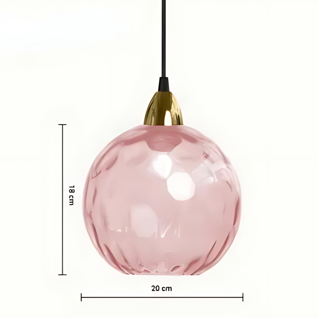 Glass Globe Pendant Lamp - Luxe Ceiling Light