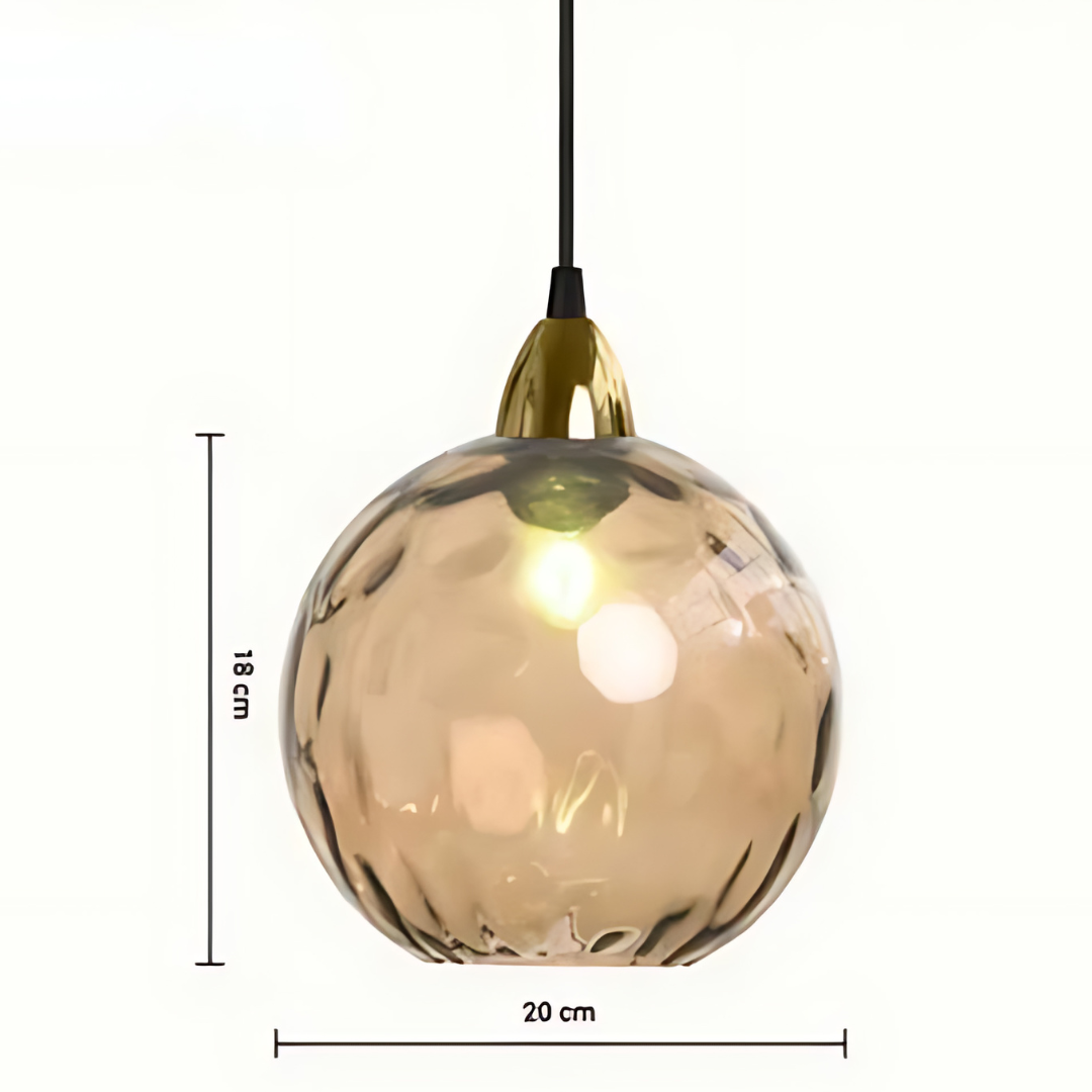Glass Globe Pendant Lamp - Luxe Ceiling Light