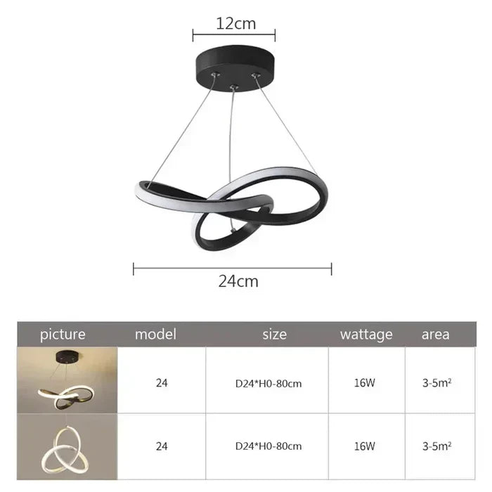 WaveGlow LED Ceiling Light – Stylish Modern Lamp