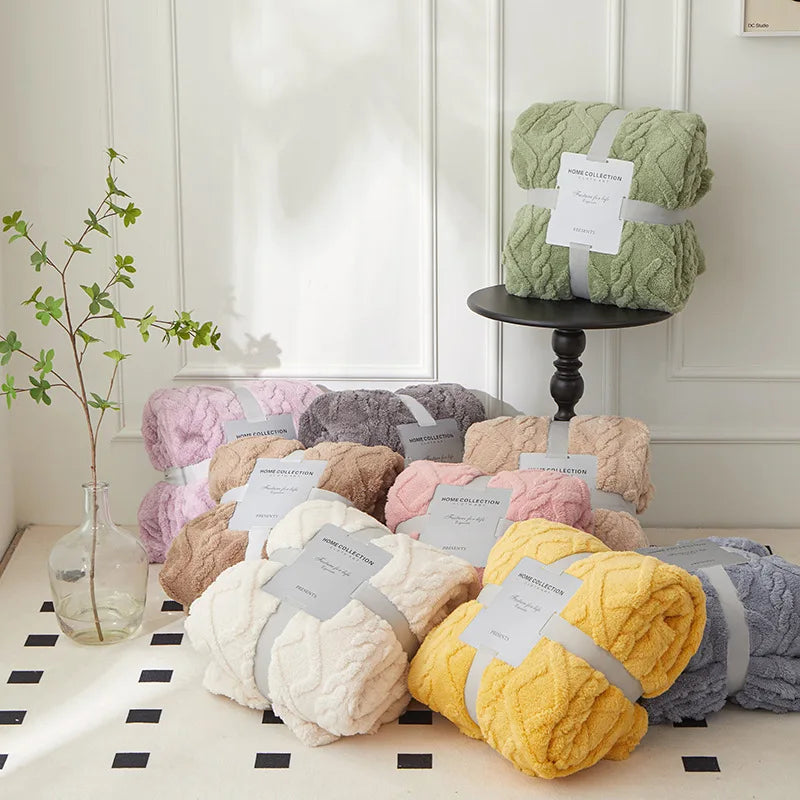 CozyLuxe - Luxe Lambswool Blanket for the Bedroom