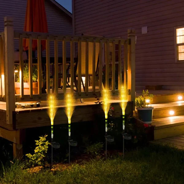 SunReed - Woven Reed Garden Light for Outdoor Spaces