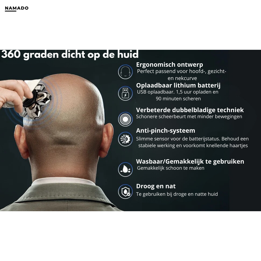 FlexiShave Pro - Electric Wet & Dry Shaver