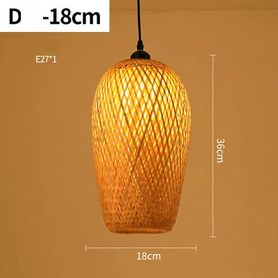 RayaLicht - Handmade Rattan Pendant Lamp