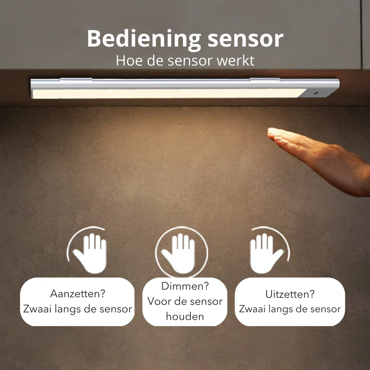 Motion Light Strip - Cordless Sensor Light