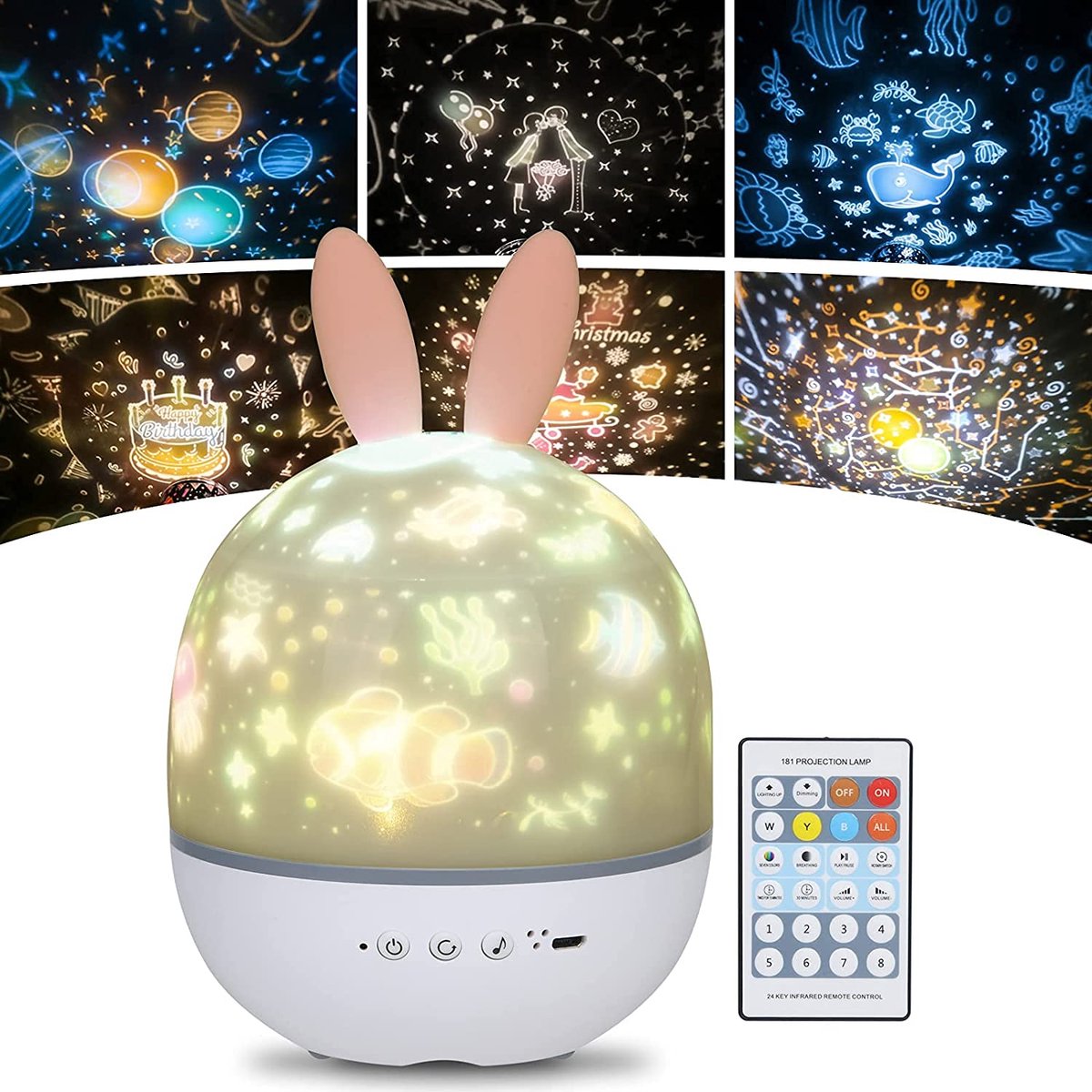 DreamStar Projector - Starry Sky Night Light & Speaker