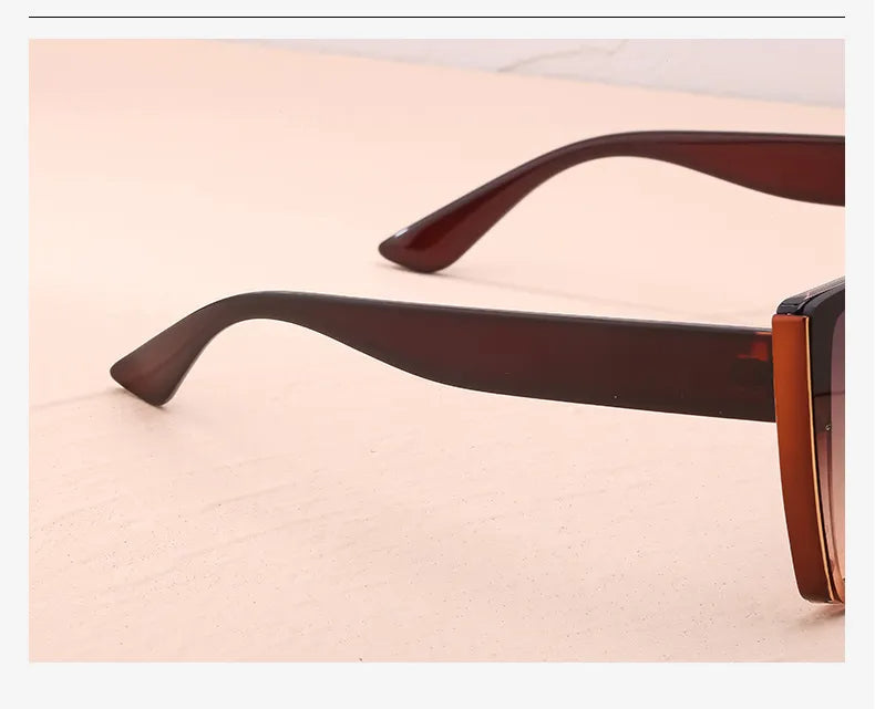 BillieShade - Square Retro Cat-Eye Sunglasses with UV Protection