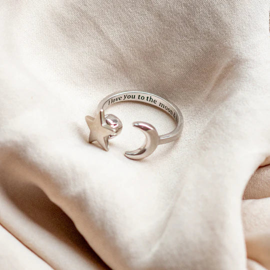 CalmRing Nua - Sterling Silver Anti-Anxiety Fidget Ring