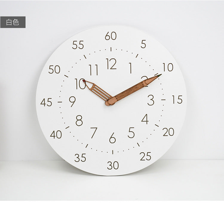 Silent Children's Wall Clock - Playful Kids Decor