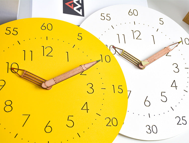Silent Children's Wall Clock - Playful Kids Decor