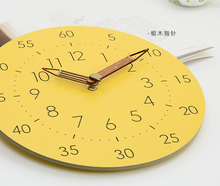 Silent Children's Wall Clock - Playful Kids Decor