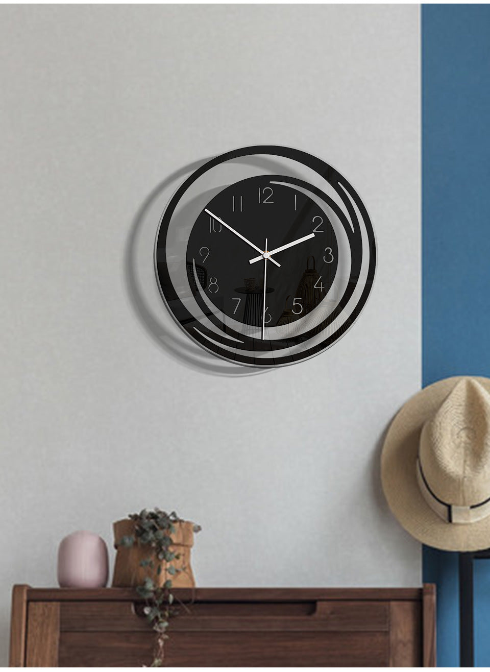 Acrylic Silent Wall Clock - Modern & Stylish