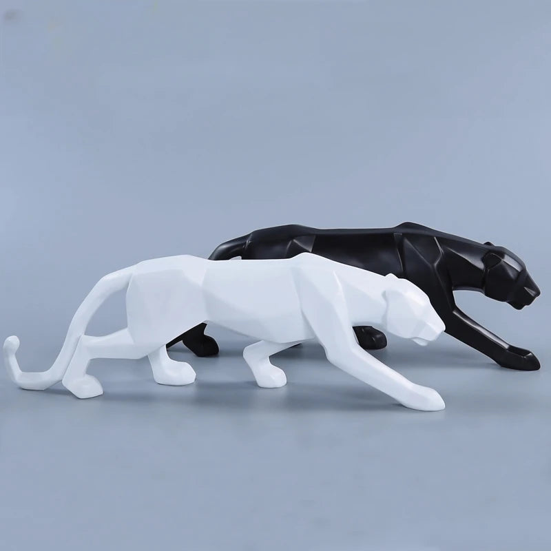 PantherSculpt - Black & White Panther Statues