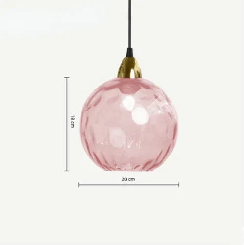 LumiSphere Pendant Light - Elegant Glass Globe Lamp