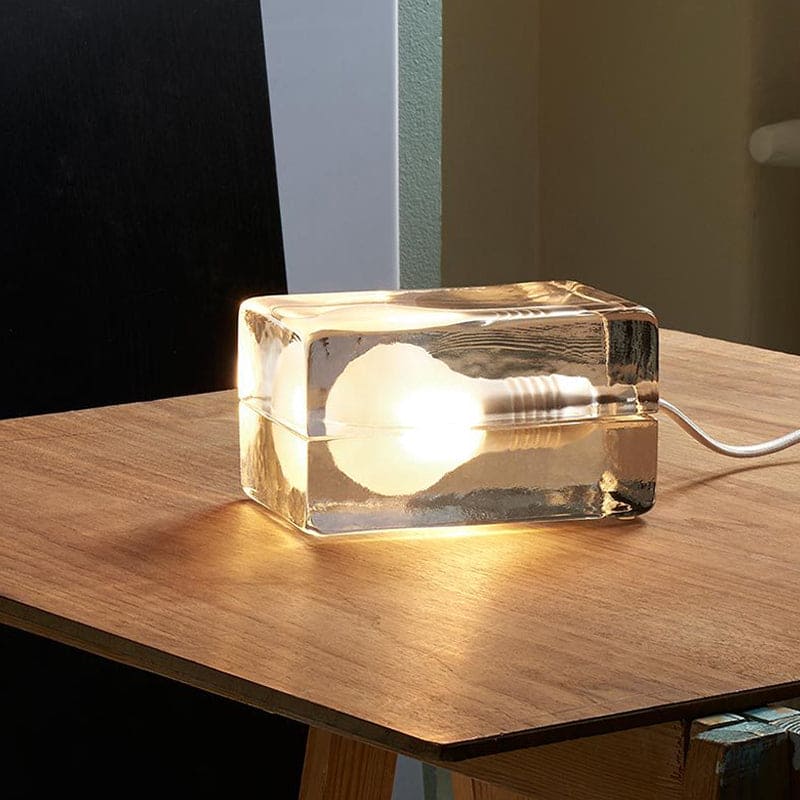 Icecube Table Lamp - Modern Ice Block Light
