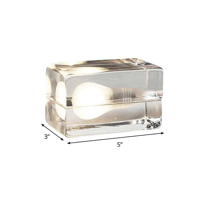 Icecube Table Lamp - Modern Ice Block Light