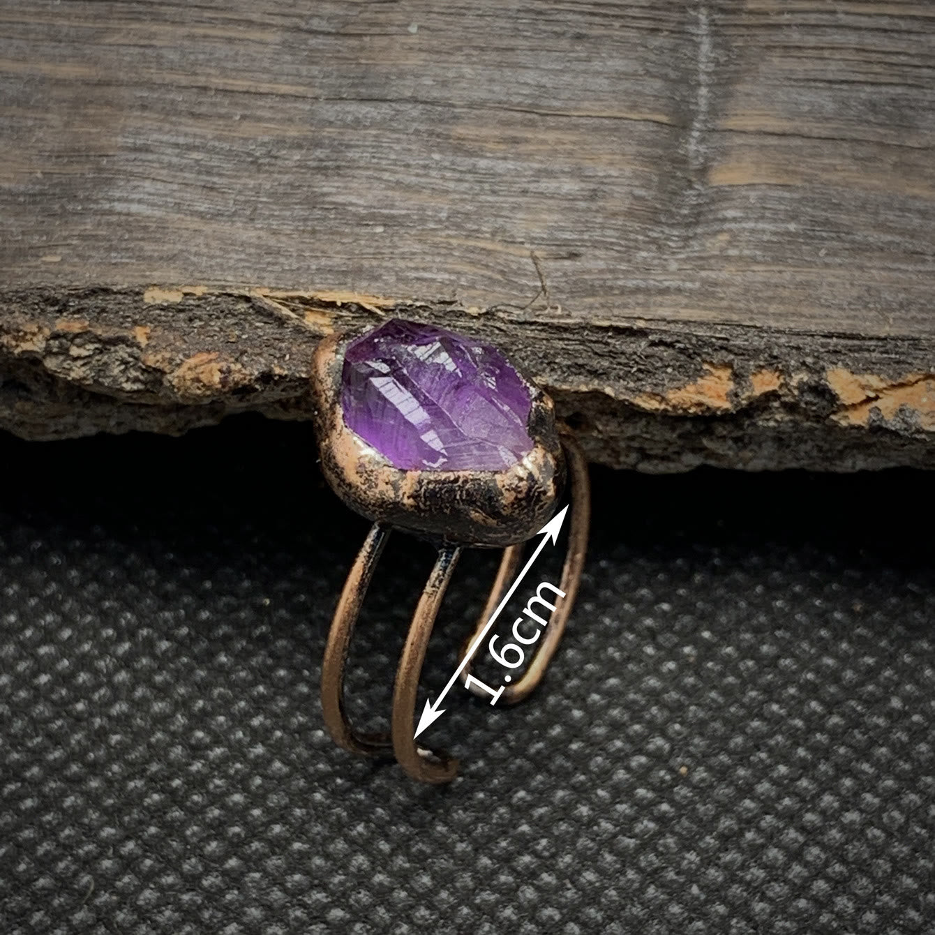 Selina - Natural Raw Birthstone Ring for Women