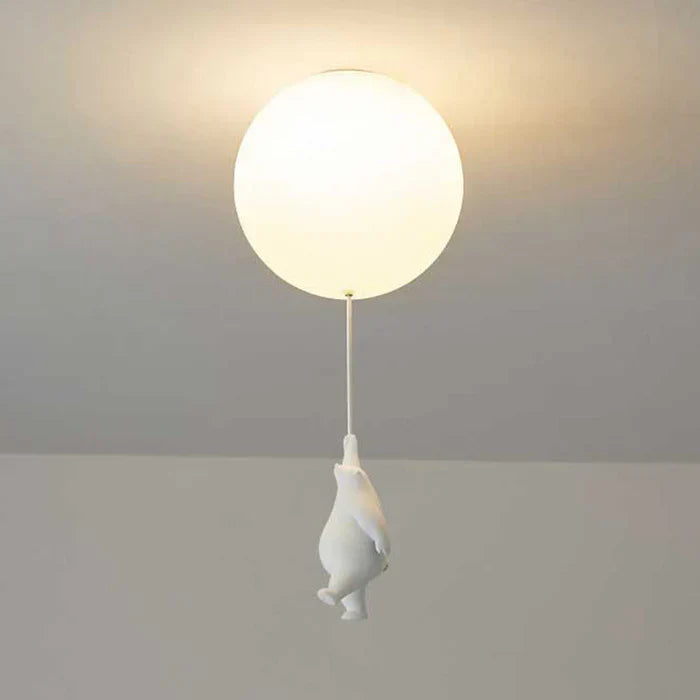 CloudBear - Playful Kids Ceiling Lamp with Balloon