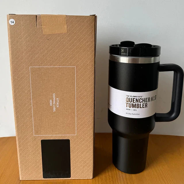 HydratePro Tumbler - 1180ml Insulated FlowState Bottle
