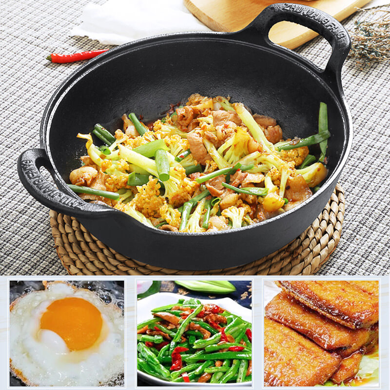 CastePrima - Cast Iron Pan with Wooden Lid
