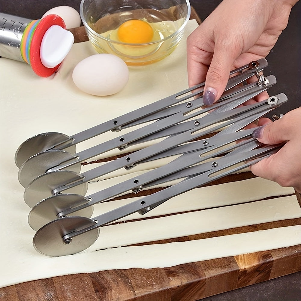 Slizer – 5-Wheel Pastry & Dough Cutter