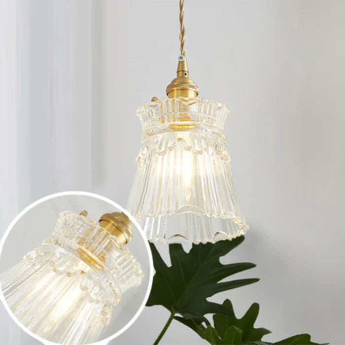OpulentGlow Pendant - Elegant Glass Pendant Light