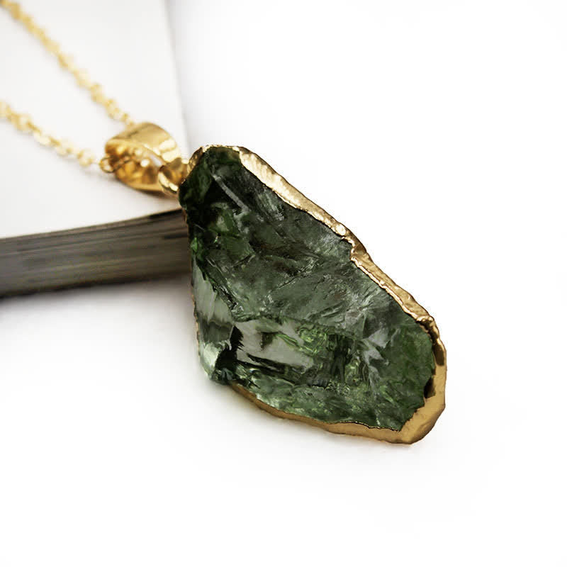 Natural Moldavite - Crystal Necklace
