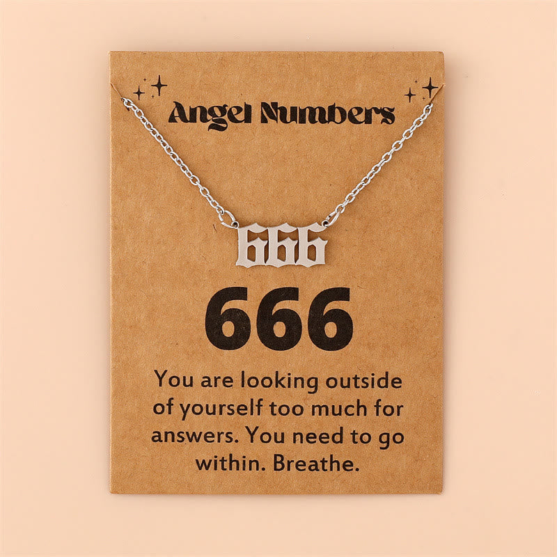 Celestia - Stainless Steel Angel Numbers Necklace for Women